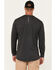 Image #4 - Lucky Brand Workwear Men's Textured Knit Long Sleeve Pocket Tee, Charcoal, hi-res