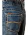 Image #2 - Ariat Boys' Medium Wash Jonathon B4 Relaxed Bootcut Denim Jeans, Medium Wash, hi-res