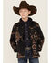 Image #1 - Hooey Boys' Southwestern Print Softshell Jacket , Black, hi-res