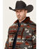 Image #2 - RANK 45&reg; Men's Woodsworth Southwestern Print Wool Shirt Jacket, Grey, hi-res
