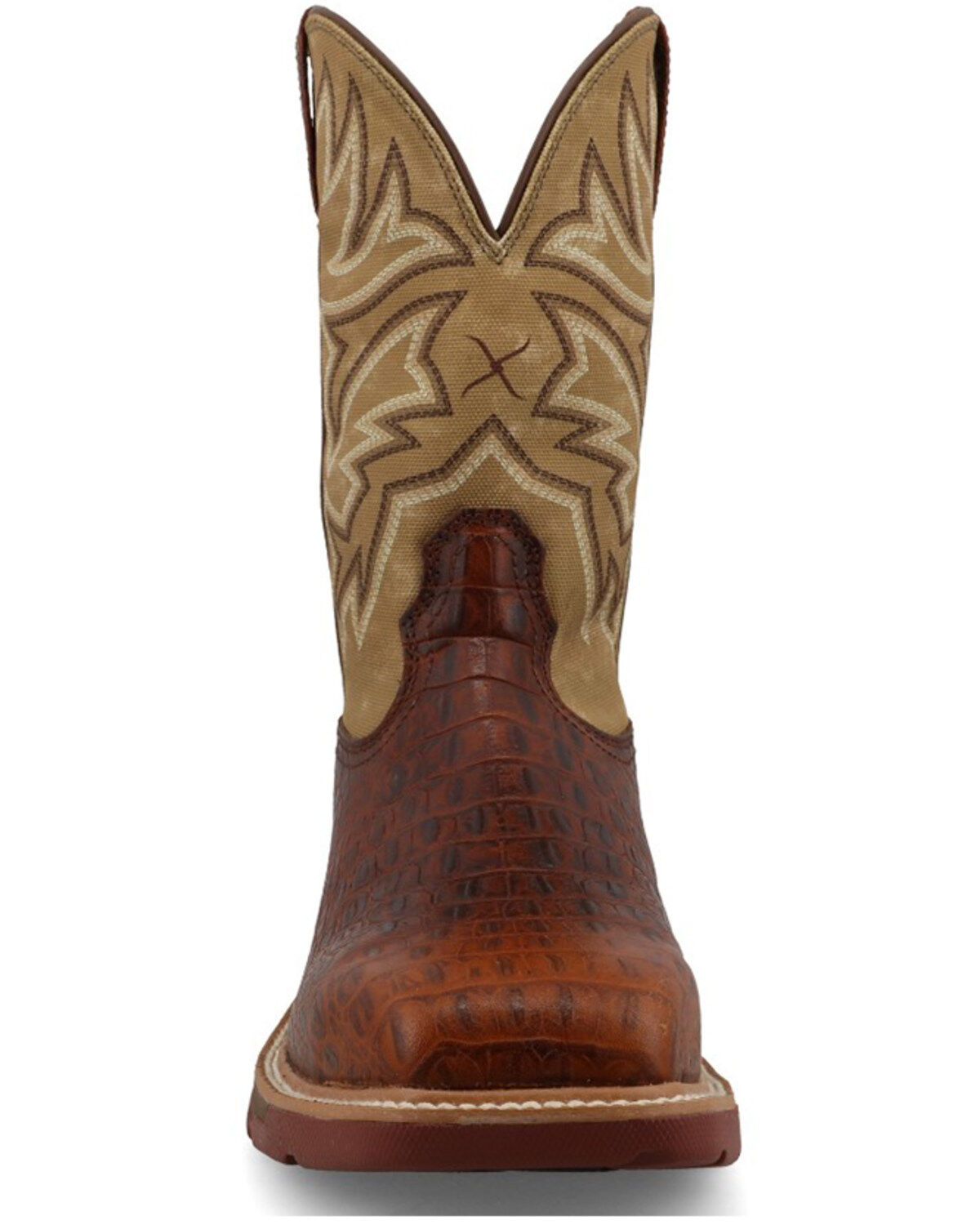 Image #4 - Twisted X Men's Pull-On Work Boots - Alloy Toe, Tan, hi-res