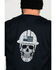 Image #5 - Ariat Men's FR Roughneck Skull Logo Crew Long Sleeve Work T-Shirt - Big, Black, hi-res