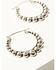 Image #2 - Shyanne Women's Juniper Sky Silver Hoop Earrings, Silver, hi-res