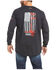 Image #2 - Ariat Men's FR Black Air Rig Life Graphic Long Sleeve Work Shirt - Big , Black, hi-res