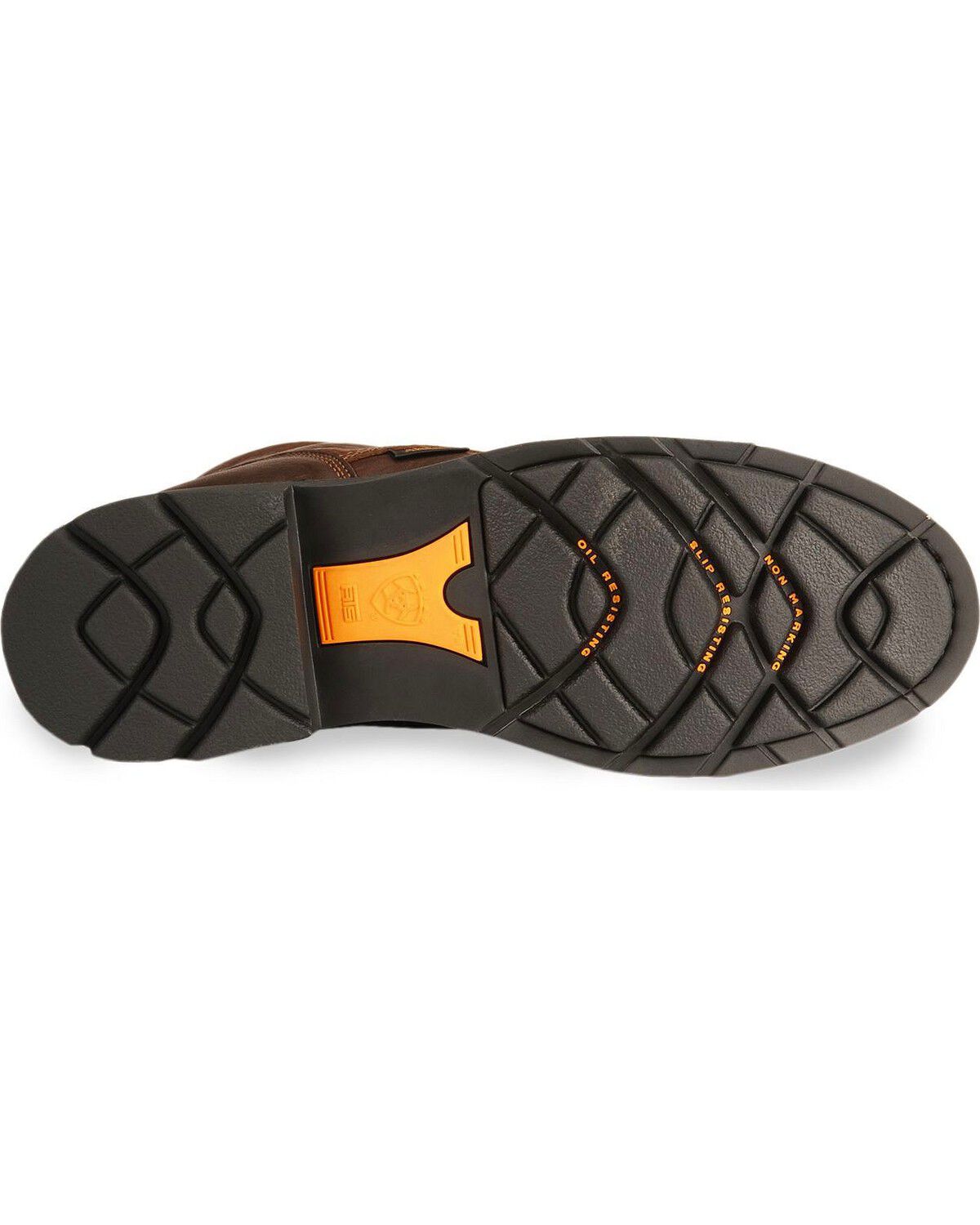 Image #5 - Ariat Waterproof Cascade H20 8" Lace-Up Work Boots - Soft Toe, Sunshine, hi-res