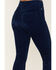 Image #4 - Cleo + Wolf Women's High Rise Corduroy Bootcut Jeans, Indigo, hi-res