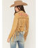 Image #6 - Shyanne Women's Dixon Embroidered Faux Suede Fringe Jacket, Wheat, hi-res