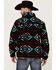 Image #4 - Rock & Roll Denim Men's Southwestern Print Jacket, Black, hi-res