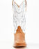 Image #4 - Cody James Men's Tomahawk Western Boots - Broad Square Toe , White, hi-res