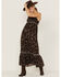 Image #2 - Cleo + Wolf Women's Dark Brown Floral Duster Dress, Dark Brown, hi-res