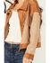 Image #3 - Miss Me Women's Western Embroidered Fringe Jacket , Tan, hi-res