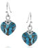 Image #2 - Montana Silversmiths Women's Untamable Heart Of Stone Earrings, Silver, hi-res