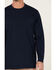 Image #3 - Hawx Men's Solid Navy Forge Long Sleeve Work Pocket T-Shirt, Navy, hi-res