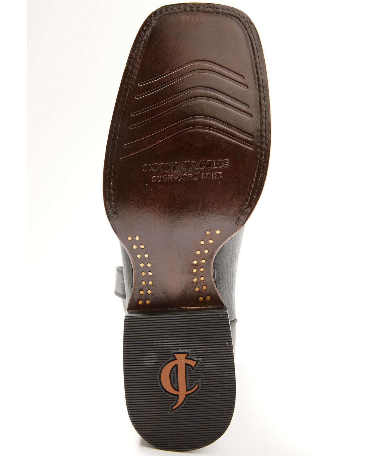 Image #7 - Cody James Cush Core&reg; Men's Tracker Western Boots - Broad Square Toe, Black, hi-res