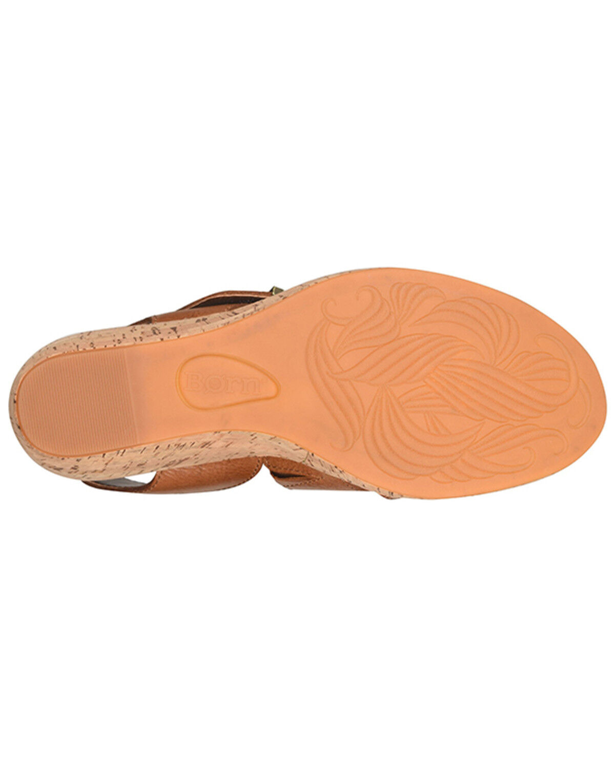 Image #7 - Born Women's Sapphire Wedge Sandals, Distressed Brown, hi-res