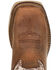 Image #6 - Durango Boys' Lil Rebel Desert Camo Western Boots - Square Toe, Brown, hi-res