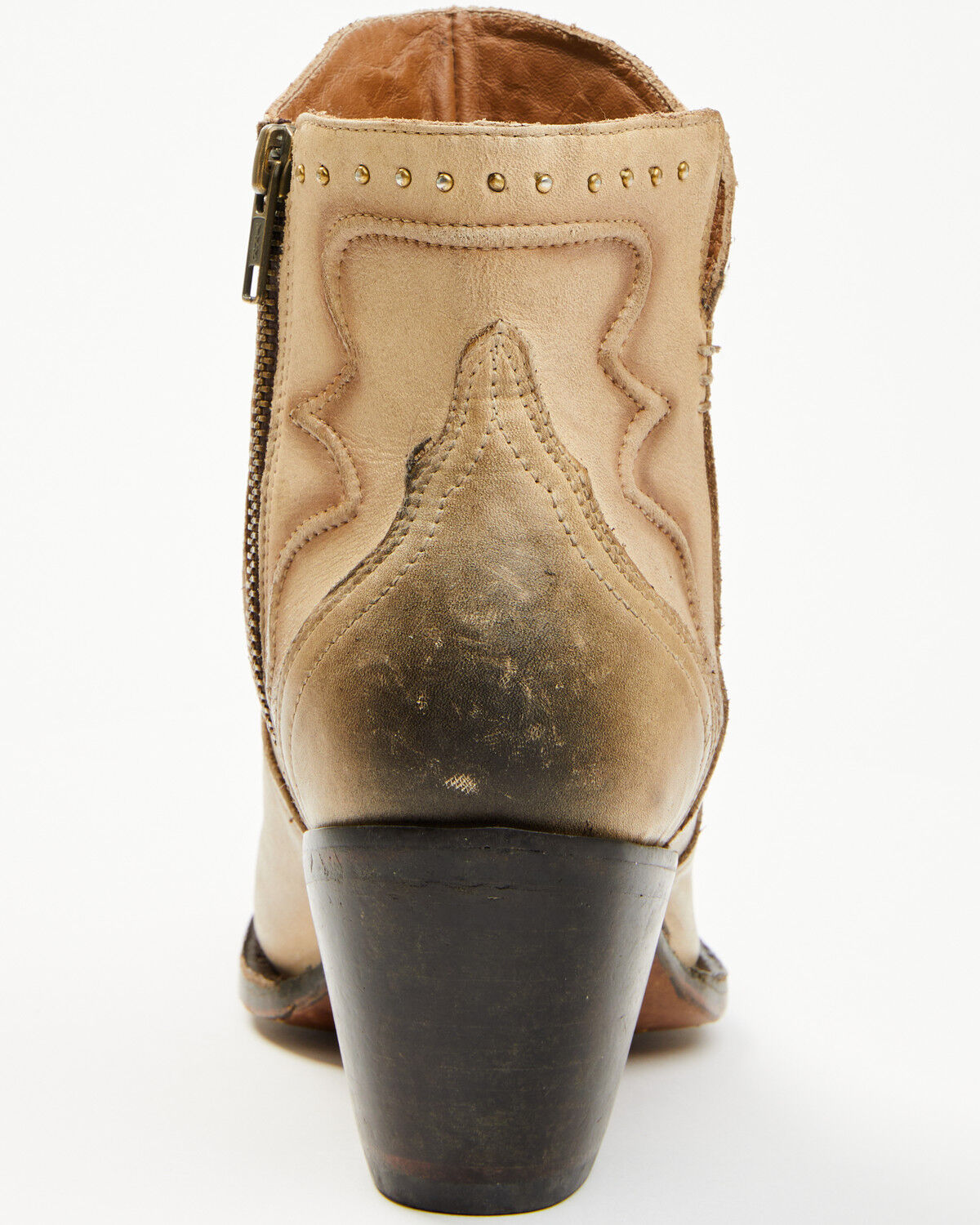 Image #5 - Lucchese Women's Karla Fashion Booties - Round Toe, Natural, hi-res