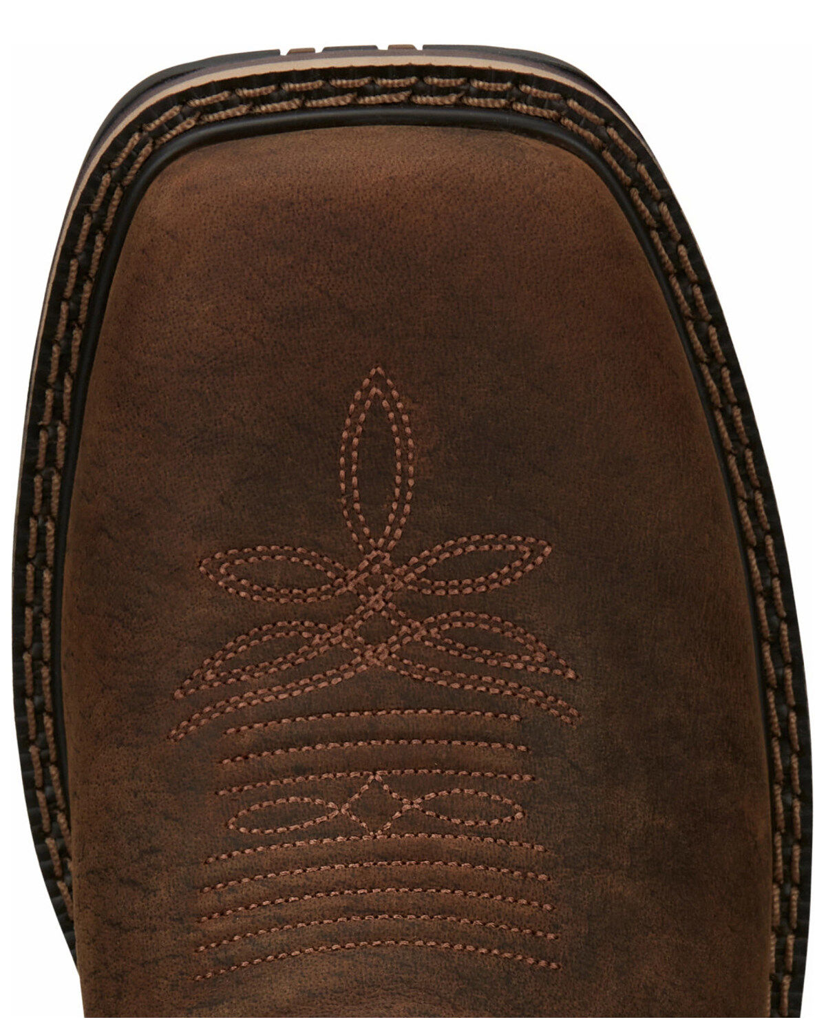 Image #6 - Justin Men's Fireman Black Performance Western Boots - Square Toe, Tan, hi-res