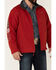 Image #3 - Resistol Men's Red Mexico Logo Sleeve Zip-Front Softshell Jacket, Red, hi-res