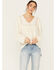 Image #1 - Cleo + Wolf Women's Austin Long Blouson Sleeve Painters Blouse, Cream, hi-res