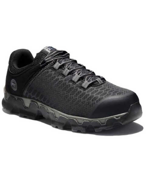 Image #1 - Timberland PRO Men's Powertrain Sport Work Shoes - Alloy Toe , Black, hi-res