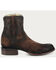 Image #2 - Corral Men's Burnished Western Ankle Boots - Round Toe, Brown, hi-res