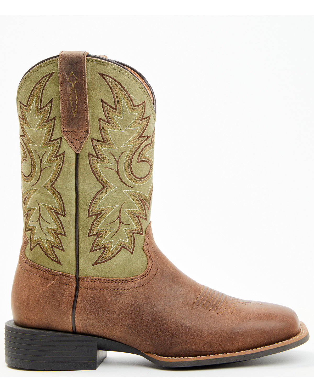 Image #2 - Cody James Men's Badge Xero Gravity&trade; Performance Western Boots - Broad Square Toe, Brown, hi-res