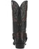 Image #5 - Dingo Men's War Studded Eagle Inlay Western Boot - Square Toe, Black, hi-res