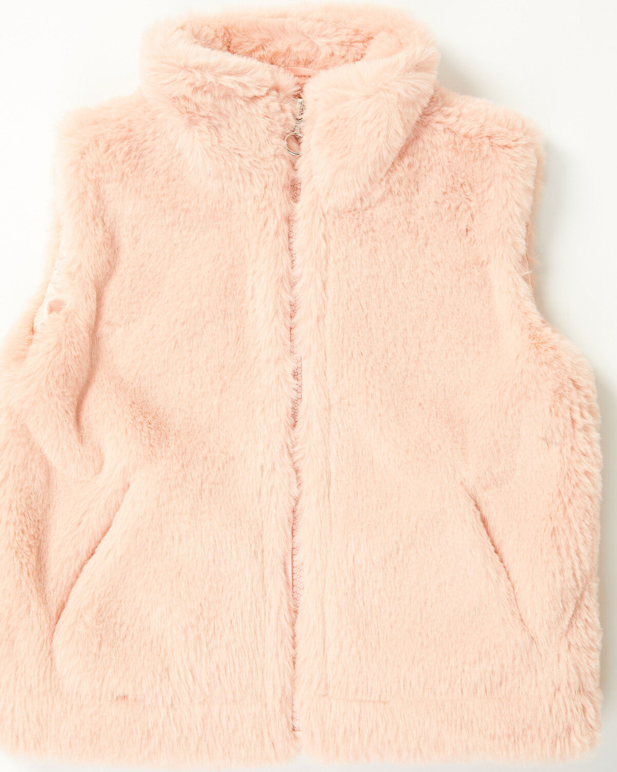 Urban Republic Toddler Girls' Solid Faux Fur Vest, Pink, hi-res