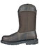 Image #3 - Hoss Men's Buck Wellington Work Boots - Steel Toe, Brown, hi-res