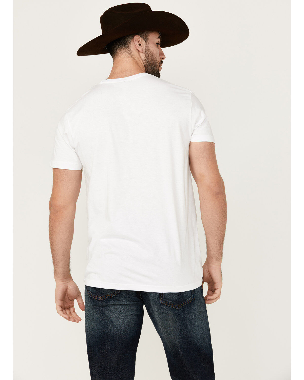 Image #4 - RANK 45&reg; Men's Americana Logo Short Sleeve Graphic T-Shirt, White, hi-res