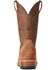 Image #3 - Ariat Men's Frontier Relentless Sic Em' Full-Grain Western Performance Boots - Broad Square Toe, Brown, hi-res