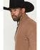 Image #2 - Cody James Black 1978&reg; Men's Parker Solid 1/4 Zip Pullover Sweater, Camel, hi-res