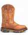Image #2 - Cody James Men's 11" Decimator Western Work Boots - Soft Toe, Brown, hi-res