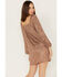 Image #4 - Sadie & Sage Women's Inferno Sequin Mini Dress, Sand, hi-res