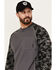 Image #2 - Ariat Men's FR Stretch Camo Print Long Sleeve Baseball Work T-Shirt, Charcoal, hi-res