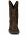 Image #5 - Justin Men's Amarillo Cactus Western Work Boots - Steel Toe, Brown, hi-res