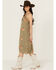 Image #2 - Wild Moss Women's Embroidered Midi Dress, Sage, hi-res
