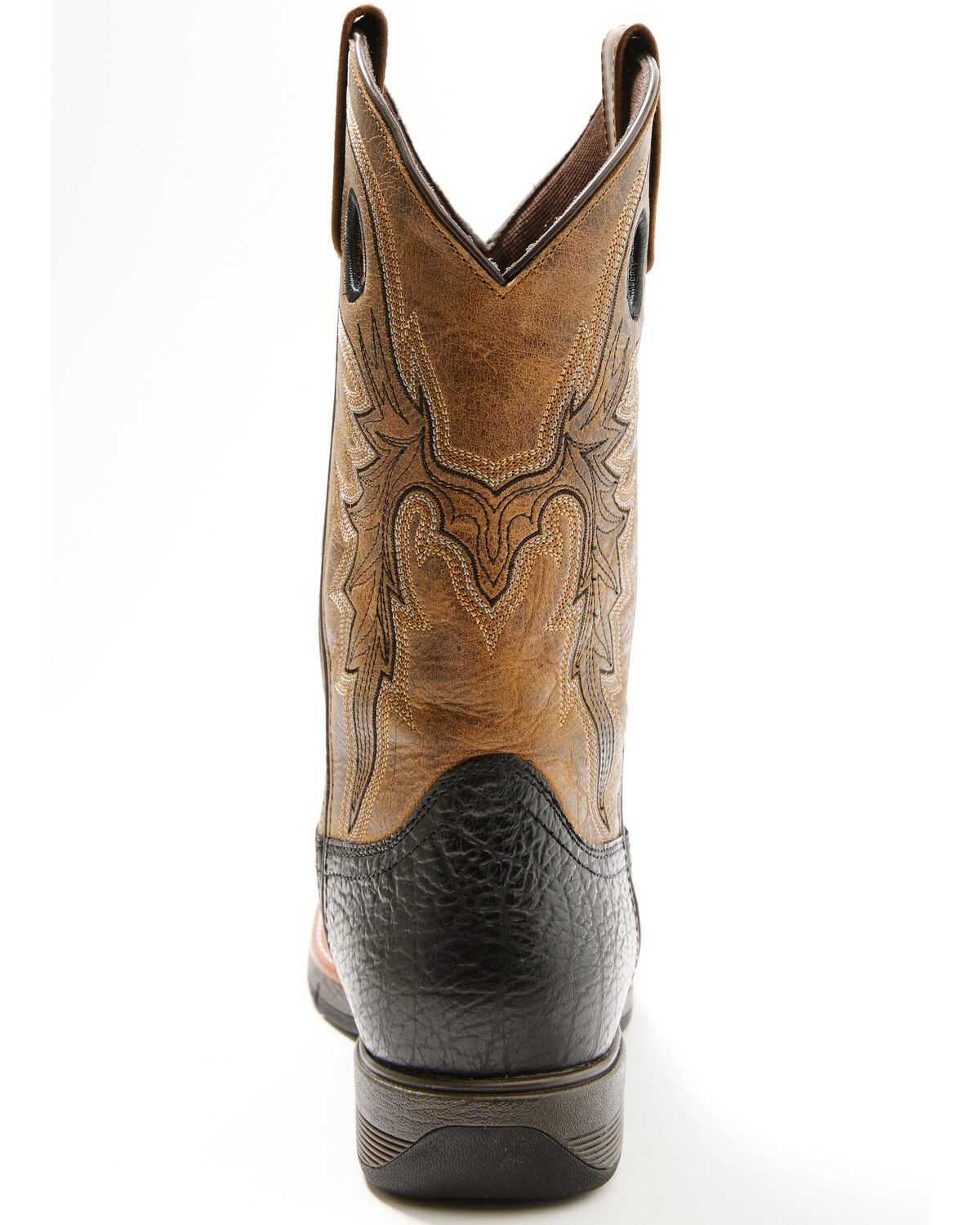 Image #5 - Laredo Men's Alloy Performance Western Boots - Broad Square Toe, Black, hi-res