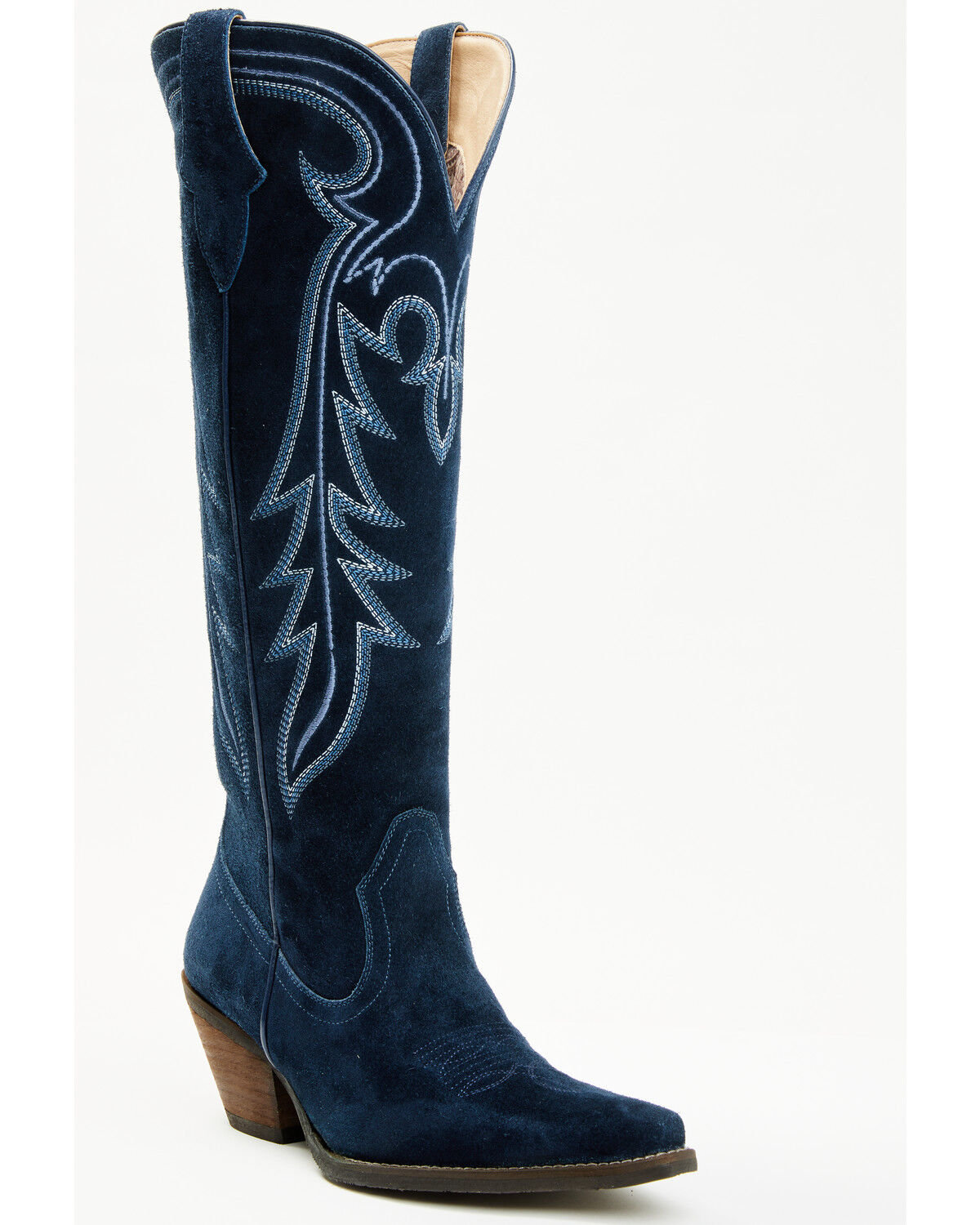 Shyanne Women's Rowan Tall Western Boots - Snip Toe, Blue, hi-res