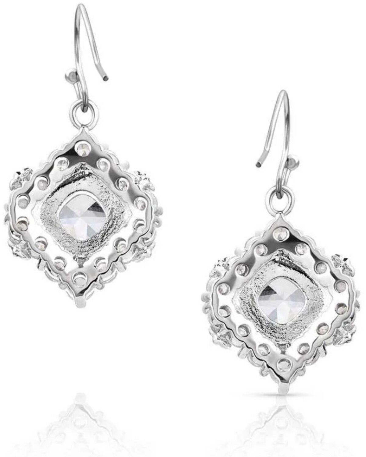 Image #2 - Montana Silversmiths Women's Refined Light Earrings, Silver, hi-res