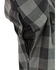 Image #4 - Milwaukee Performance Men's Aramid Checkered Plaid Biker Shirt, Dark Grey, hi-res