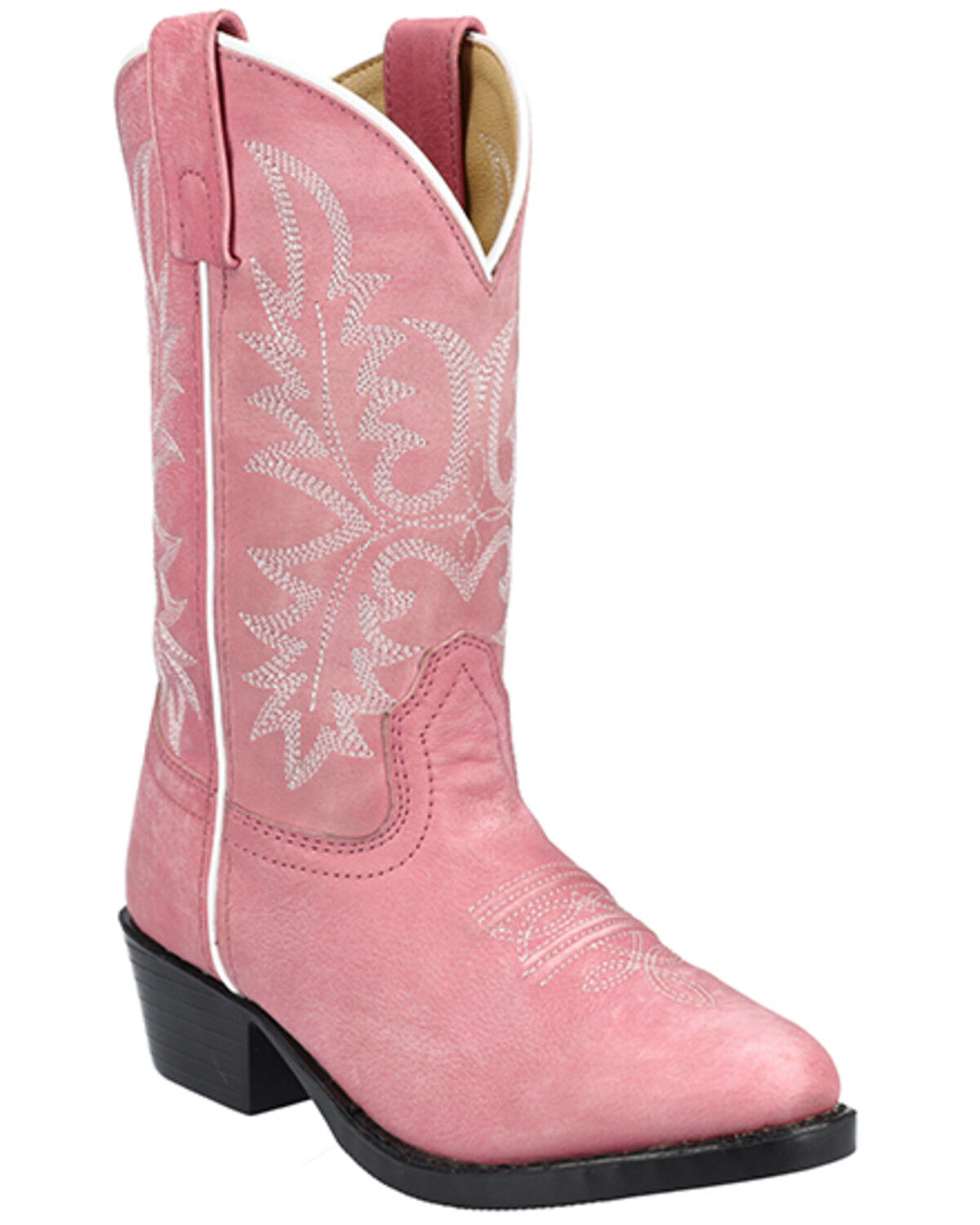 Smoky Mountain Little Girls' Denver Western Boots - Round Toe, Pink, hi-res