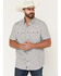 Image #1 - Moonshine Spirit&reg; Men's Runaway Floral Print Short Sleeve Snap Western Shirt, White, hi-res