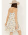 Image #4 - Cleo + Wolf Women's Floral Print Strappy Dress, Cream, hi-res