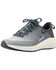 Image #1 - Ariat Women's Shiftrunner Lace-Up Soft Work Sneakers - Round Toe, Grey, hi-res