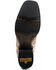 Image #7 - Dan Post Men's Karung Snake Exotic Western Boots - Square Toe, Black, hi-res