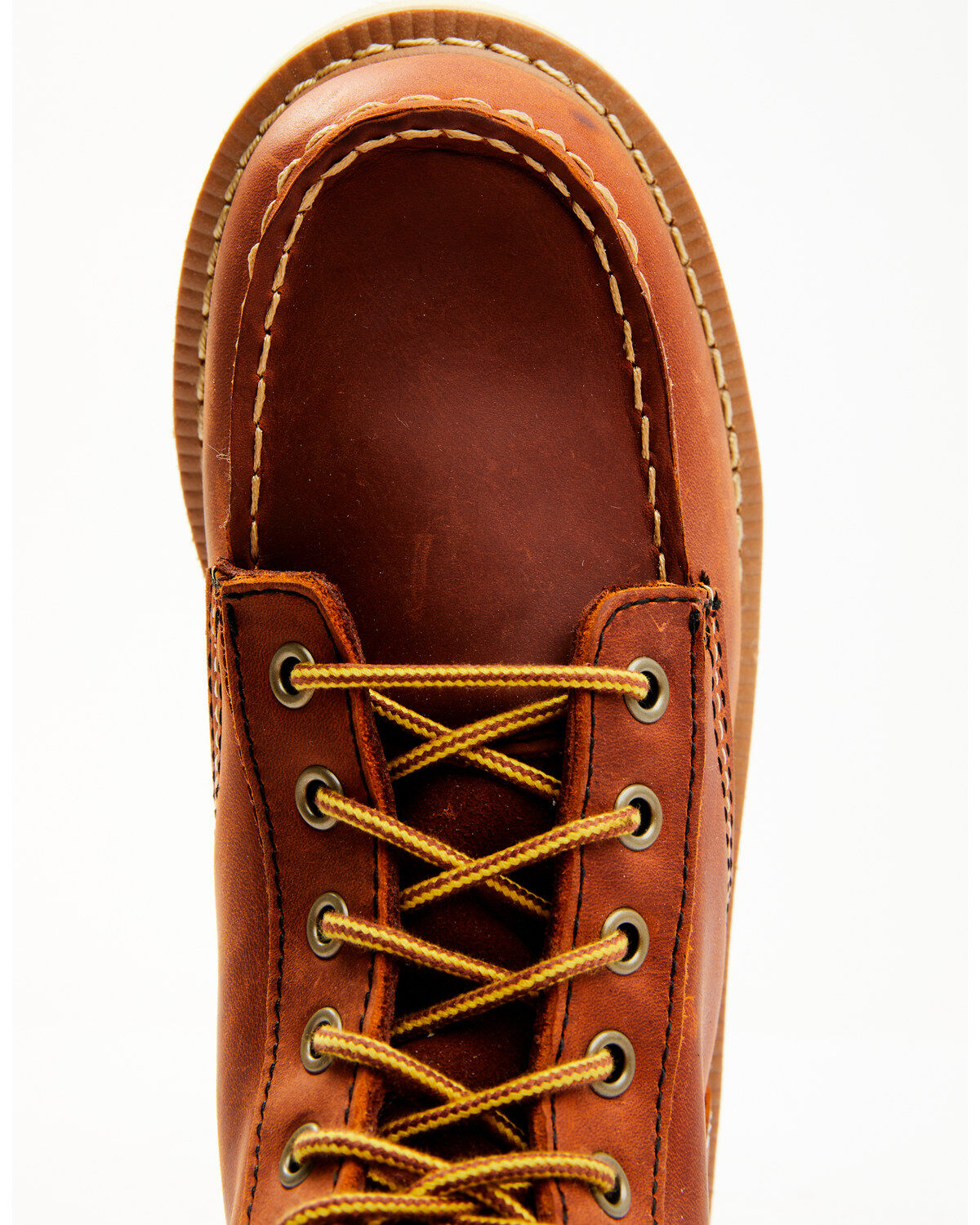 Image #6 - Hawx Women's 6" Gradient Lace-Up Work Boots - Soft Toe, Brown, hi-res