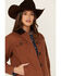 Image #2 - Shyanne Women's Underwood Canvas Barn Jacket , Lt Brown, hi-res