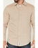 Image #3 - Resistol Men's Avon Dobby Solid Button Down Western Shirt , Tan, hi-res